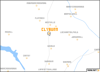 map of Clyburn