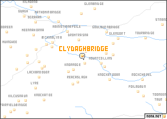 map of Clydagh Bridge