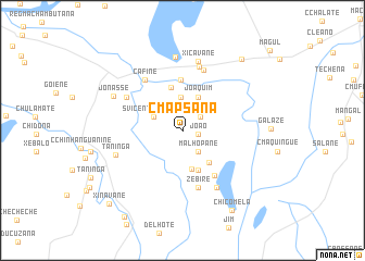 map of C. Mapsana