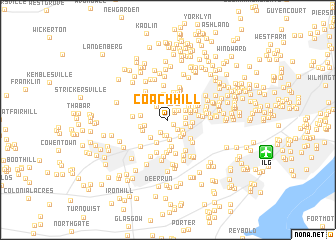 map of Coach Hill