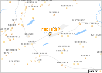 map of Coaldale