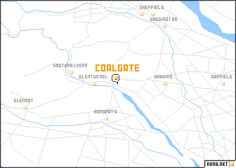 map of Coalgate