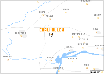 map of Coal Hollow