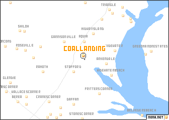 map of Coal Landing