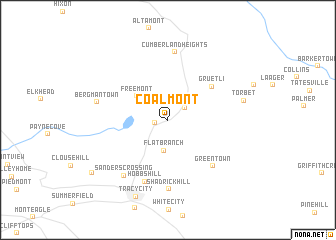 map of Coalmont