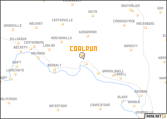 map of Coal Run