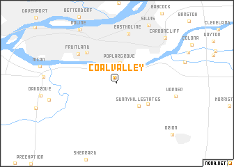 map of Coal Valley