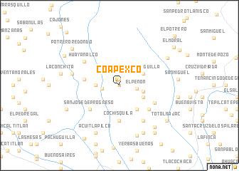 map of Coapexco
