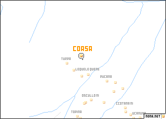 map of Coasa