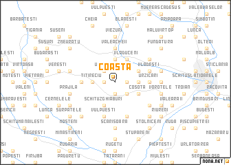 map of Coasta