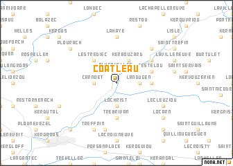 map of Coatleau