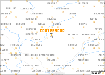 map of Coatrescar