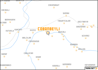 map of Çobanbeyli