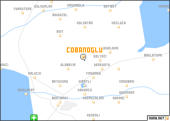 map of Çobanoğlu