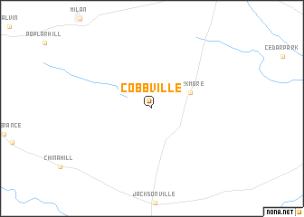 map of Cobbville