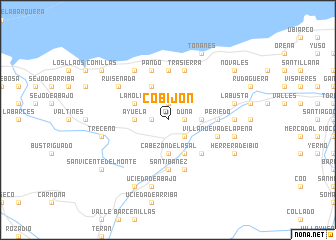 map of Cobijón