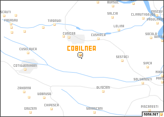 map of Cobîlnea