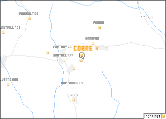 map of Cobre