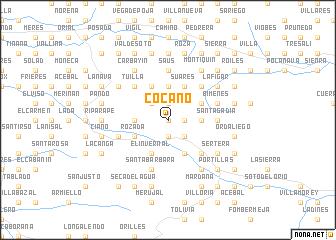 map of Cocaño