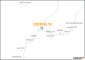 map of Cocayalta