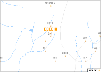 map of Coccia