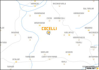 map of Çöçelli