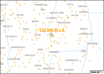 map of Cochacalla