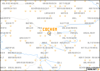 map of Cochem