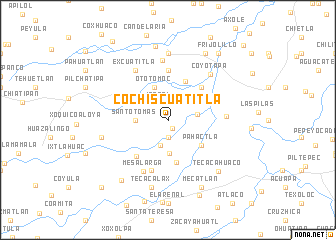map of Cochiscuatitla