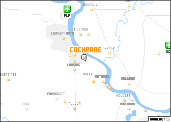 map of Cochrane