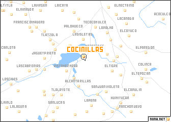 map of Cocinillas