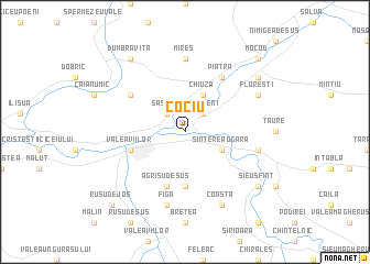 map of Cociu