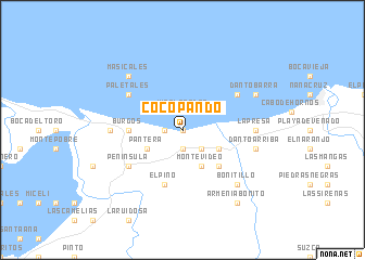 map of Coco Pando