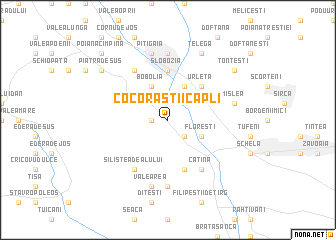 map of Cocorăştii-Capli