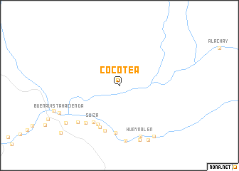 map of Cocotea