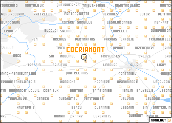 map of Cocriamont