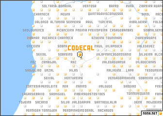 map of Codeçal