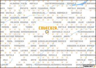 map of Codeçoza