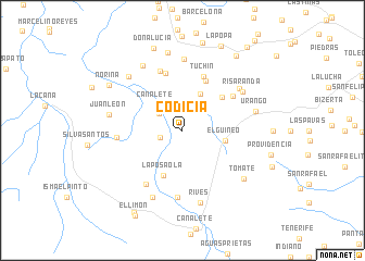 map of Codicia