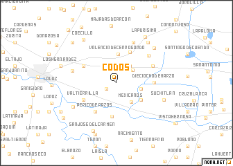 map of Codos