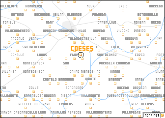map of Coeses