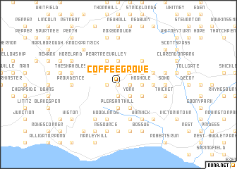 map of Coffee Grove