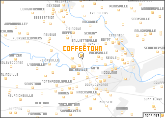 map of Coffeetown