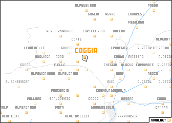 map of Coggia