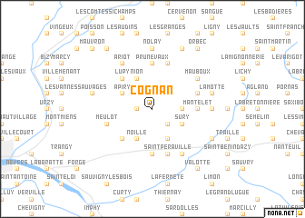 map of Cognan