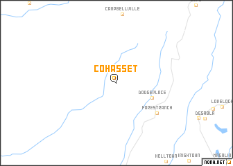map of Cohasset