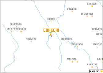 map of Cohechi