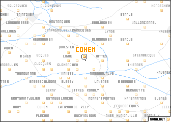 map of Cohem