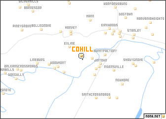 map of Cohill