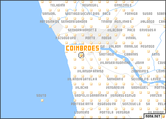 map of Coimbrões